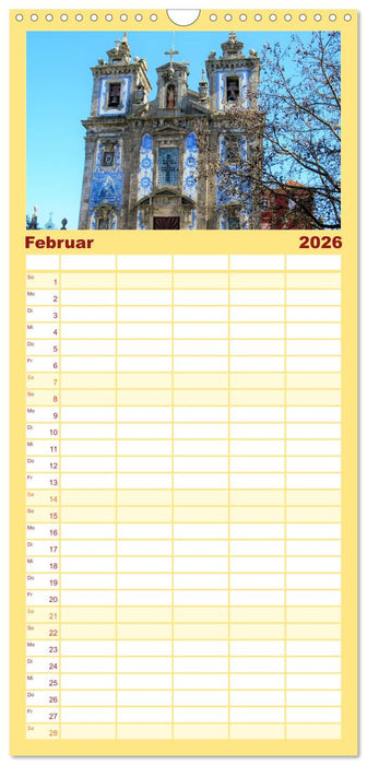 Städtereise nach Porto (CALVENDO Familienplaner 2026)