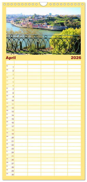 Städtereise nach Porto (CALVENDO Familienplaner 2026)