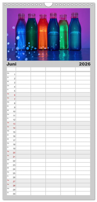 Die gute alte Milchflasche (CALVENDO Familienplaner 2026)