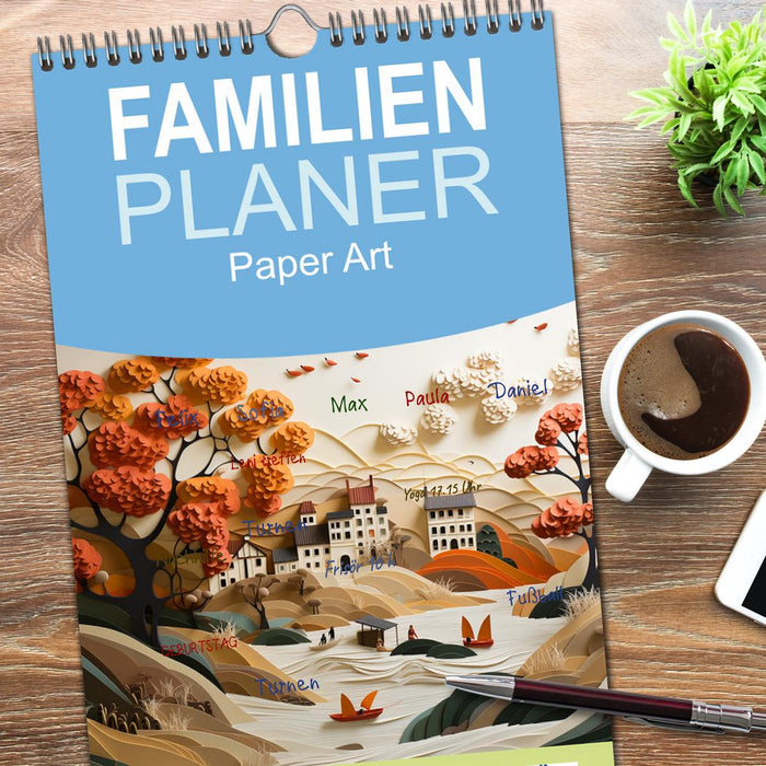 Paper Art (CALVENDO Familienplaner 2026)
