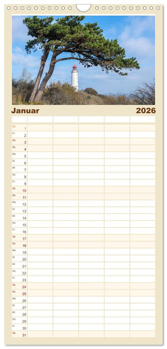 Inseelfeeling - Hiddensee (CALVENDO Familienplaner 2026)