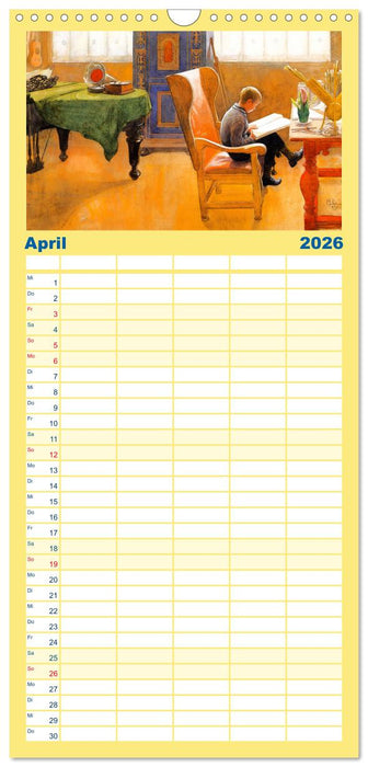 Schwedens heile Welt (CALVENDO Familienplaner 2026)