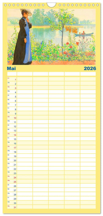 Schwedens heile Welt (CALVENDO Familienplaner 2026)