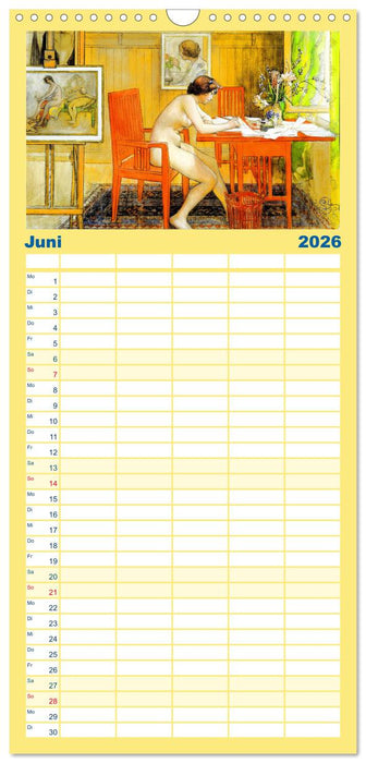 Schwedens heile Welt (CALVENDO Familienplaner 2026)