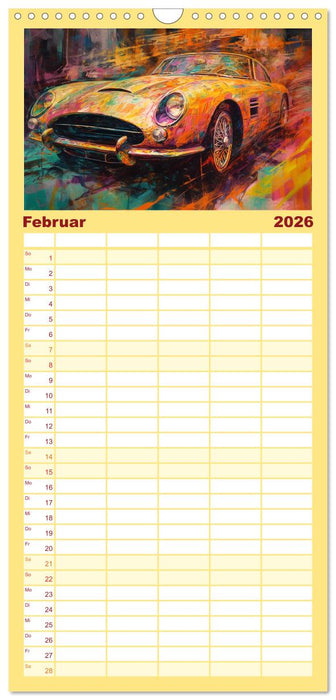 Neon Speed (CALVENDO Familienplaner 2026)