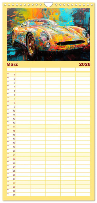 Neon Speed (CALVENDO Familienplaner 2026)