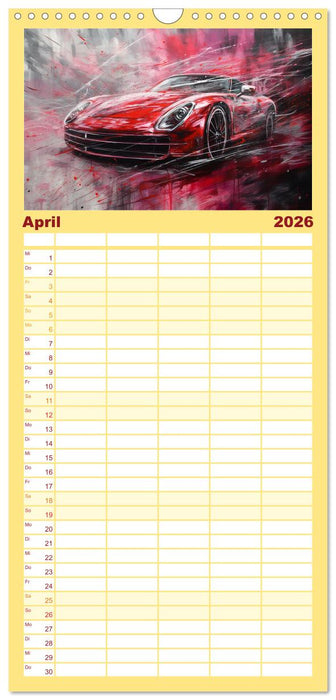 Neon Speed (CALVENDO Familienplaner 2026)