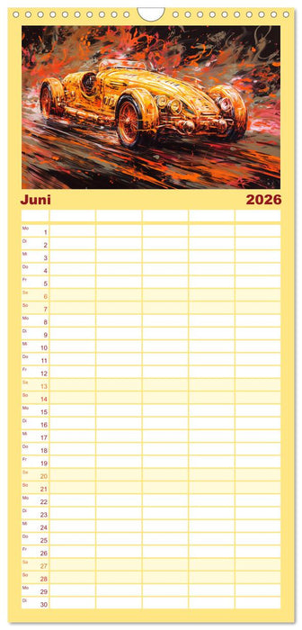 Neon Speed (CALVENDO Familienplaner 2026)