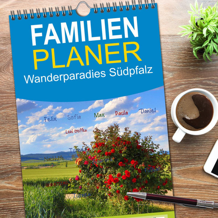 Wanderparadies Südpfalz (CALVENDO Familienplaner 2026)