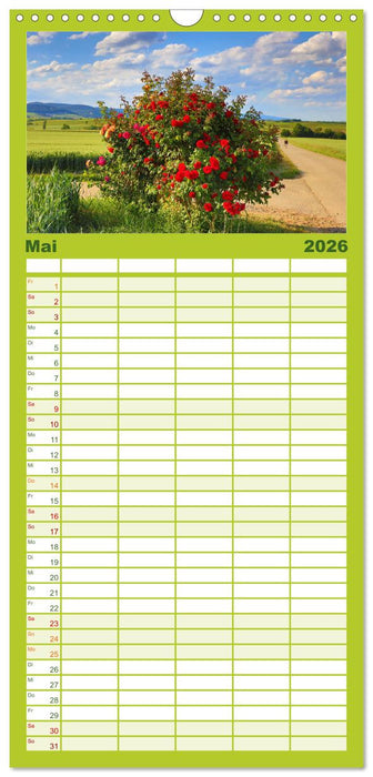 Wanderparadies Südpfalz (CALVENDO Familienplaner 2026)