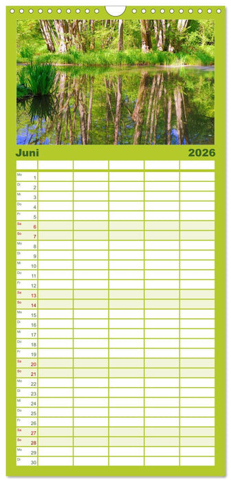 Wanderparadies Südpfalz (CALVENDO Familienplaner 2026)