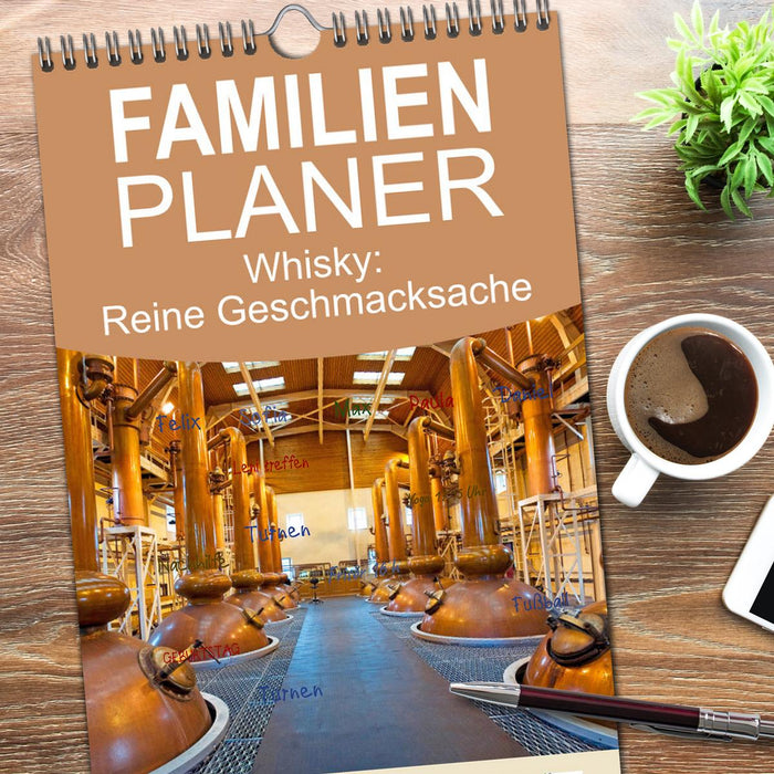 Whisky: Reine Geschmacksache (CALVENDO Familienplaner 2026)