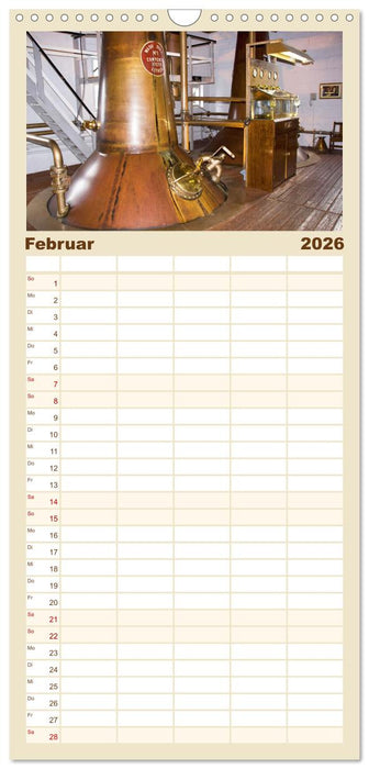 Whisky: Reine Geschmacksache (CALVENDO Familienplaner 2026)