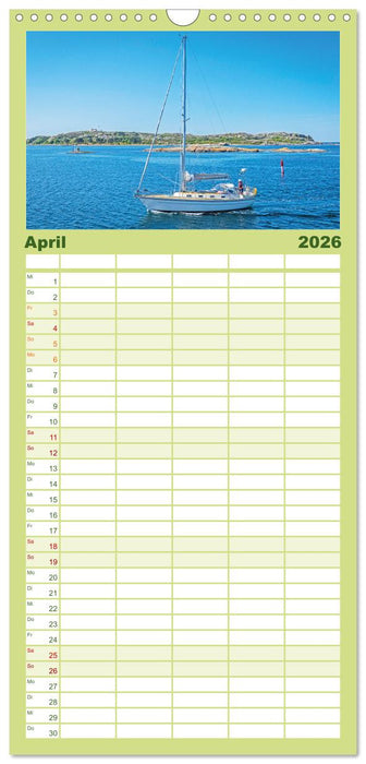 Traumhaftes Schweden: Weites Land im Norden Europas (CALVENDO Familienplaner 2026)