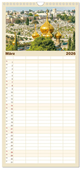 Zwischen Tradition und Moderne: Israel (CALVENDO Familienplaner 2026)