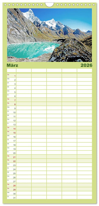 Peru: Natur mit Geschichte (CALVENDO Familienplaner 2026)