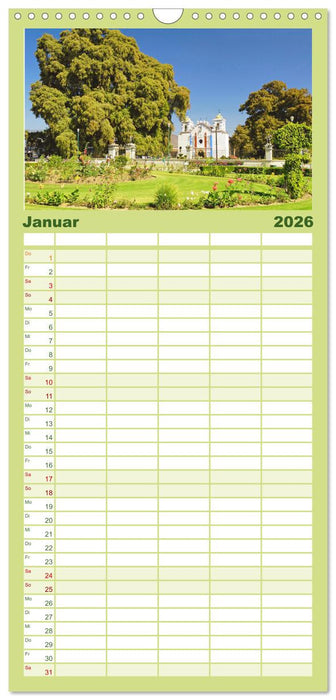 Mexiko: Natur mit Geschichte (CALVENDO Familienplaner 2026)