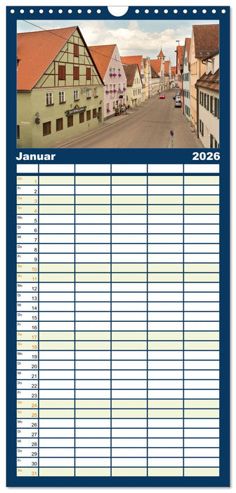 NÖRDLINGEN - Leben im Meteoritenkrater (CALVENDO Familienplaner 2026)