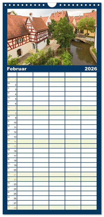 NÖRDLINGEN - Leben im Meteoritenkrater (CALVENDO Familienplaner 2026)
