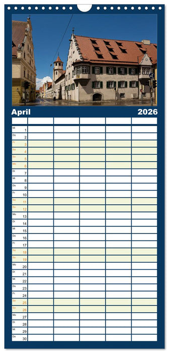 NÖRDLINGEN - Leben im Meteoritenkrater (CALVENDO Familienplaner 2026)