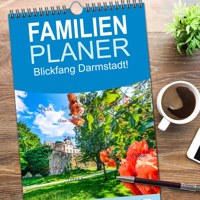 Blickfang Darmstadt! (CALVENDO Familienplaner 2026)