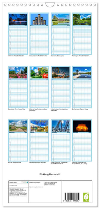 Blickfang Darmstadt! (CALVENDO Familienplaner 2026)