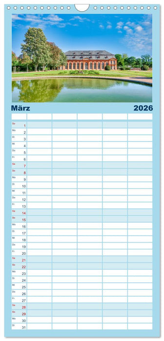 Blickfang Darmstadt! (CALVENDO Familienplaner 2026)