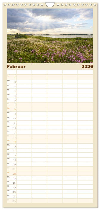 Vorpommern mit Rügen (CALVENDO Familienplaner 2026)