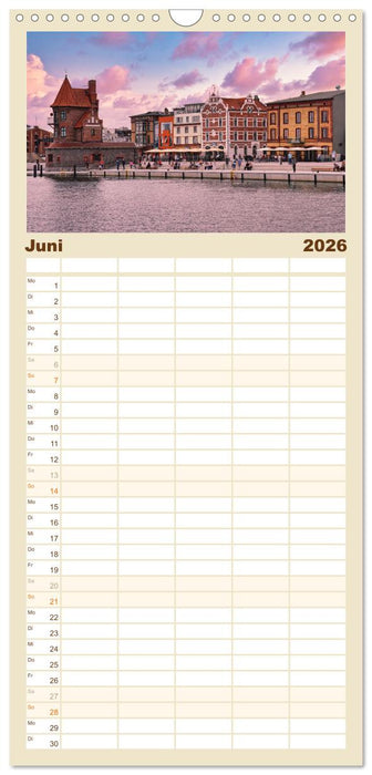 Vorpommern mit Rügen (CALVENDO Familienplaner 2026)