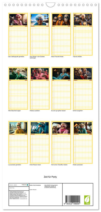 Zeit für Party (CALVENDO Familienplaner 2026)