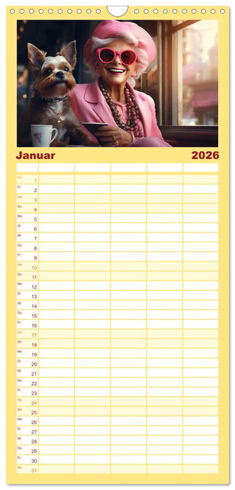 Zeit für Party (CALVENDO Familienplaner 2026)