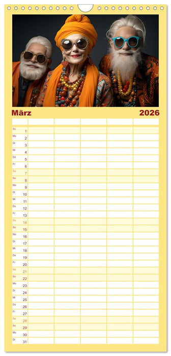 Zeit für Party (CALVENDO Familienplaner 2026)