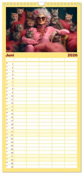 Zeit für Party (CALVENDO Familienplaner 2026)