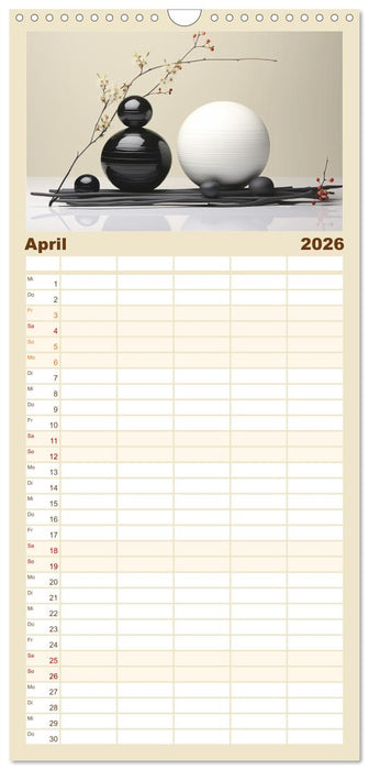 Zen (CALVENDO Familienplaner 2026)