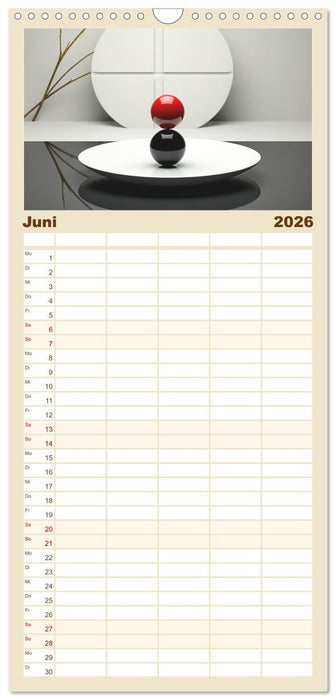 Zen (CALVENDO Familienplaner 2026)