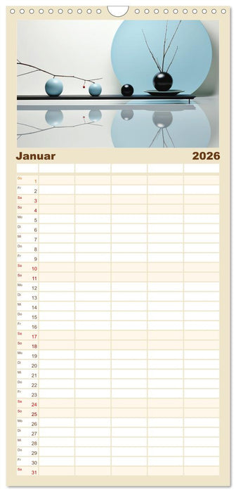 Einklang und Harmonie (CALVENDO Familienplaner 2026)