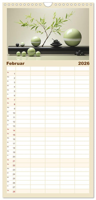 Einklang und Harmonie (CALVENDO Familienplaner 2026)