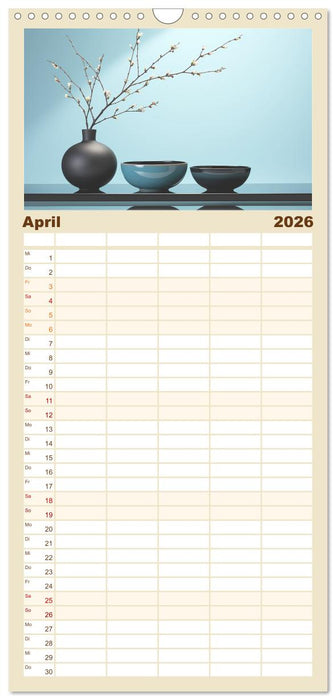 Einklang und Harmonie (CALVENDO Familienplaner 2026)