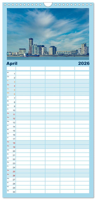 Zeeland - Wasser, Sand und Meer (CALVENDO Familienplaner 2026)