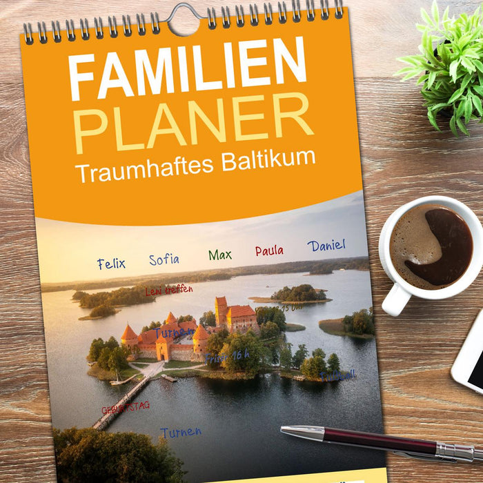 Traumhaftes Baltikum (CALVENDO Familienplaner 2026)