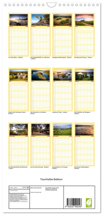 Traumhaftes Baltikum (CALVENDO Familienplaner 2026)