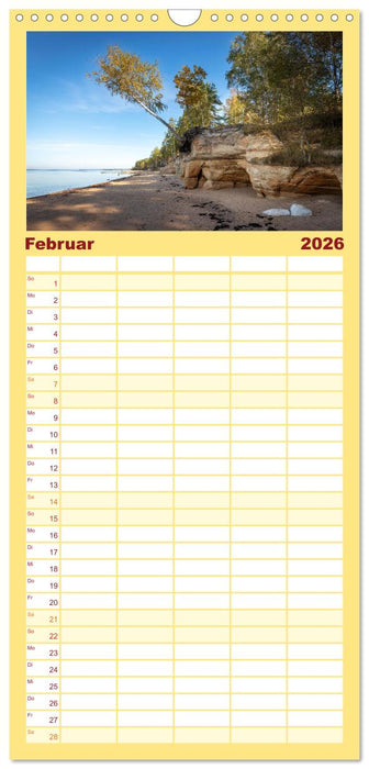 Traumhaftes Baltikum (CALVENDO Familienplaner 2026)