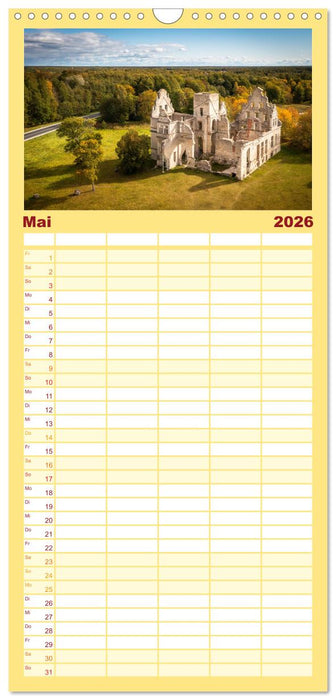 Traumhaftes Baltikum (CALVENDO Familienplaner 2026)