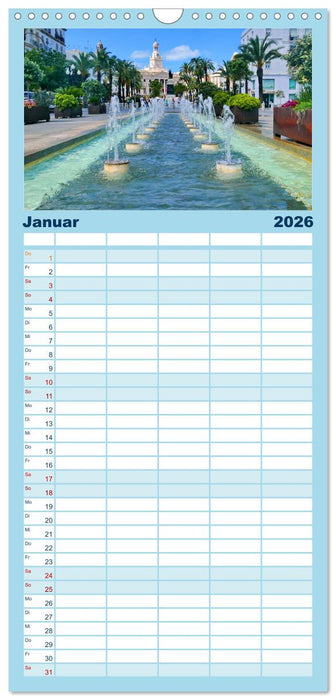 Andalusien, Architektur und Tradition (CALVENDO Familienplaner 2026)