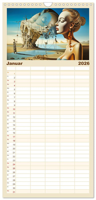 Malertausch (CALVENDO Familienplaner 2026)