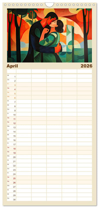 Malertausch (CALVENDO Familienplaner 2026)