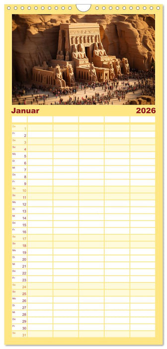 Miniatur Reise (CALVENDO Familienplaner 2026)