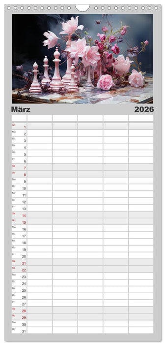 Schach Matt (CALVENDO Familienplaner 2026)