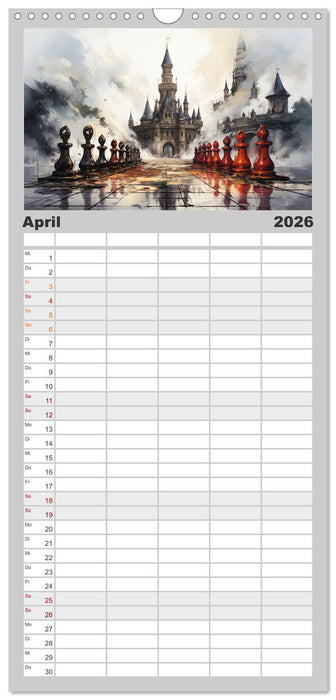 Schach Matt (CALVENDO Familienplaner 2026)