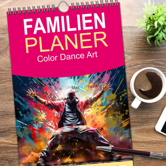 Color Dance Art (CALVENDO Familienplaner 2026)